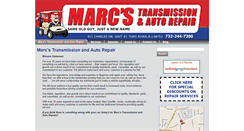 Desktop Screenshot of marcstransmissionandautorepair.com